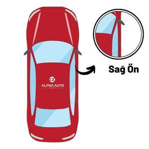 Kit de réparation de rétroviseur pliant droit pour BMW E46, E39, E53 (expédition depuis le fabricant turc) Code produit: MR2289 - Product Image 3