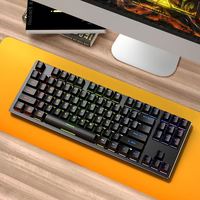 Clavier de jeu filaire à la mode PC Clavier de jeu PC rétroéclairé par USB LED