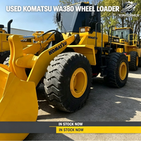 Komatsu WA380 Radlader 18 Tonnen Mittelgroßer Frontlader SAA6D107E1 Motor Gebrauchter Japanischer Bau-Radlader Lagerbestand