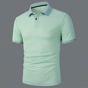 OEM último diseño Polos baratos personalizados Polos hombres algodón tejido de punto Polo camisas - Product Image 2
