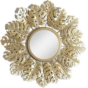 Miroir mural décoratif en bois fait à la main sur mesure pour bureau, maison, chambre à coucher, salon, porte d'entrée, décoration murale - Product Image 5