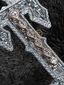 Collier chaîne infinie personnalisé en argent S925 avec diamants de laboratoire cultivés, style hip-hop, clarté VVS VS, bijoux étincelants, cadeau - Product Image 5