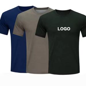 OEM ODM Hombres 100% Algodón Camiseta en blanco Camiseta personalizada Puff Impresión Logo Unisex Gráfico Camiseta de manga corta para hombres - Product Image 4