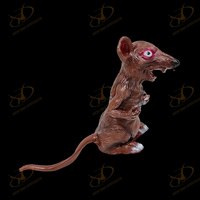 Tikus Animatronik Lateks Isi Ulang untuk Dekorasi Rumah Hantu Produk Baru Laris Manis