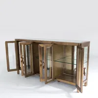 Grande console d'apothicaire avec plusieurs tiroirs |   Armoire de rangement pour salon