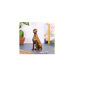 Escultura de perro de latón feroz de 7 pulgadas de alto, 1,2 kg, artesanías de Metal duraderas para decoración del hogar, pulido con técnica Premium - Product Image 1