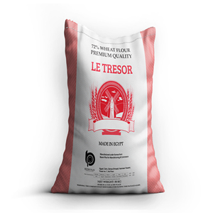 Le Tresor 50Kg High Gluten 100% Hard Wheat Milling Flour Made in Egypt 9 Months Shelf Life Private Label Bag - Product Image 1