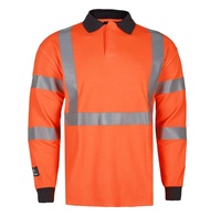 OEM vêtements de construction haute visibilité sécurité travail long polo à manches courtes résistant au feu haute visibilité polos pour hommes réfléchissants