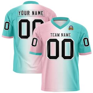 Maillots de football américain en gros pour filles et garçons, uniforme en polyester léger 180GSM, vêtements de sport pour l'école, le collège et les équipes - Product Image 4
