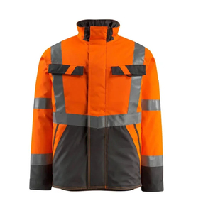 Chaquetas de Alta Visibilidad para Hombre, Impermeables, con Capucha Reflectante, para Trabajo de Construcción, Unisex, Más Vendidas - Product Image 4