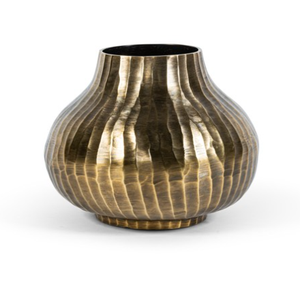 Haute qualité métal décoration fleur Vase & Pot décoratif en aluminium moderne Pot de fleur couleur or à prix raisonnable taille personnalisée - Product Image 4