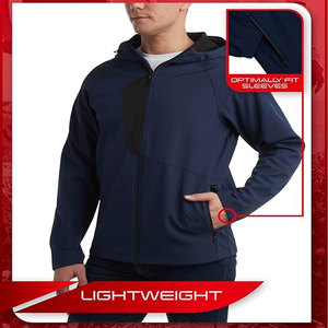 Chaqueta Softshell deportiva para exteriores de estilo superior para hombre, transpirable, de secado rápido, a prueba de viento, ecológica para invierno, senderismo, personalizable - Product Image 5
