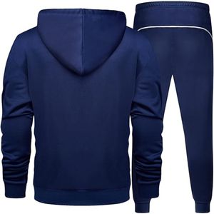 Kandari Sports Manufacture Vêtements de sport pour hommes Plaine Zipper Hoodie Pantalons de survêtement Ensembles Hommes Deux pièces Survêtements assortis 2025 - Product Image 2