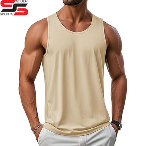 Débardeur pour hommes à séchage rapide en maille tricotée sans manches pour la salle de sport - Product Image 1