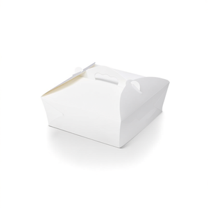 Boîtes mod. Col en carton avec poignée 12x15x7 cm blanc - Personnalisé - Product Image 3