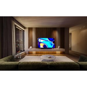 Téléviseur intelligent 4K Ultra HD 55 pouces modèle 2024, plage dynamique, fréquence de rafraîchissement 120 Hz, rétroéclairage LED, console de jeu, barre de son incluse, noir - Product Image 3