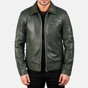 Veste en cuir pour homme durable, coupe-vent, imperméable, écologique, de haute qualité, pour l'hiver, pour l'extérieur, au meilleur design, à prix compétitif - Product Image 3