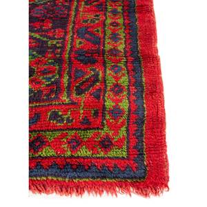 Alfombra Kiaan de Lana Grande, Modelo Pae-4978, Rojo Naranja, Anudada a Mano, Geométrica Abstracta, para Entrada, Pasillo, Rectangular, 9x12 - Product Image 4