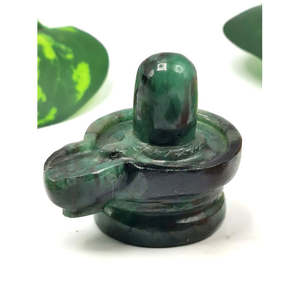Exquisite Emerald stone Lingam/<b>Shivling</b> - Energy/Reiki/Crystal Healing - 1.5 inch and 210 carats - ONE PIECE ONLY - Product Image 2