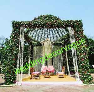 Venta al por mayor marco de metal para la boda soporte de hierro para la decoración del escenario en cualquier fiesta de boda y ocasiones de La India - Product Image 5