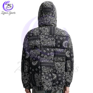 Venta al por mayor de 2025, chaquetas acolchadas estampadas para las estaciones de invierno, ropa de calle, gran oferta, ropa para exteriores, chaquetas acolchadas para hombres - Product Image 4