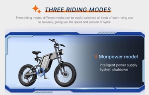 Brake 48V 35AH 2000W 20*4.0-inch Fat Tire 55km/h 150km Range EKXBIKE X20 Electric Bike With Hydraulic Shock Absorber Elektro - Product Image 6