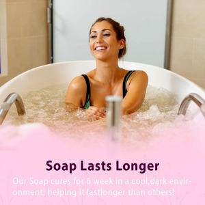 Barra de jabón vegana hecha a mano india, barra de jabón de café con leche natural con aceites esenciales, proceso en frío a base de plantas para el cuidado corporal y facial - Product Image 3