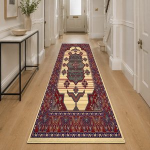 <b>RUGS</b> DEPOT LXDP-0268 Wholesale Red Burgundy Contemporary Abstract Digital Printed Machine Washable Chenille Area <b>Rug</b> <b>Non</b> <b>Slip</b> - Product Image 5