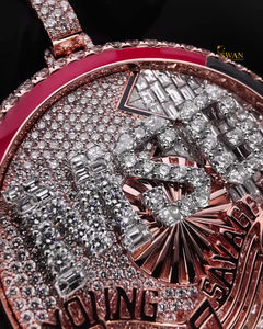 Colgantes y dijes de joyería fina de Hip Hop Iced Out en oro de 10kt Moissanite Cadena cubana Joyería de rapero para hombres y mujeres Regalos - Product Image 2