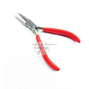 Mini Alicates de punta de alta calidad, herramienta de fabricación de joyas de acero inoxidable de primera calidad, opción de logotipo personalizado para bricolaje, 1 año de garantía - Product Image 6