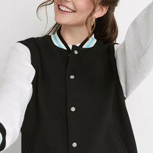 OEM nouvelle mode laine Letterman Varsity vestes sur mesure 100% laine femmes mode varsity vestes à vendre - Product Image 4