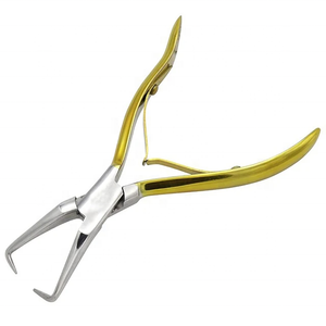 ชุดเครื่องมือต่อผมทำจากเหล็กของ2025คีมกำจัดขนสำหรับต่อผมพิมพ์โลโก้แบบกำหนดเอง - Product Image 5