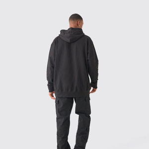Wholesale <b>Plain</b> <b>Men's</b> Street-wear Sweatshirts <b>Hoodies</b> Custom Logo Heavyweight Cotton Oversized <b>Men</b> <b>Hoodies</b> - Product Image 3