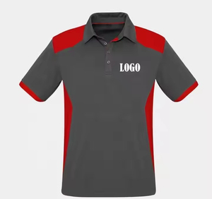 Chemise à manches courtes respirante et anti-rides en polyester à séchage rapide pour hommes, vêtement de sport personnalisé pour le golf, le tennis et l'entraînement - Product Image 6