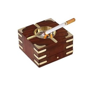 Cenicero hecho a mano de madera más vendido con Cenicero de madera de trabajo de latón de alta calidad - Product Image 2
