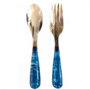 Ensemble de cuillères élégantes en corne de buffle, style rustique et vintage, polies à la main, pour un usage quotidien en cuisine - Product Image 4