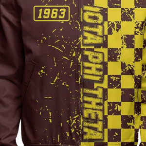 Veste universitaire grecque en satin Iota Phi Theta 1963, brodée, vêtement d'extérieur de qualité supérieure pour fraternité - Product Image 4