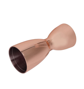 Vidrio Jigger de cobre personalizado artesanías de lujo espejo pulido vidrio Jigger de vino de tiro de alta calidad - Product Image 6