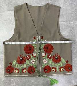 เสื้อแจ็คเก็ตผ้าแคนวาสปักลายซูซานีคุณภาพดีเยี่ยม งานแฮนด์เมด ระบายอากาศได้ดี เป็นมิตรกับสิ่งแวดล้อม เหมาะสำหรับฤดูหนาว สไตล์โบฮีเมียน สำหรับผู้หญิง แบบปกติ บุผ้าแบบควิลท์ ฟรี - Product Image 2