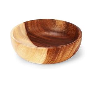 Serveur de cuisine Bol en bois de style unique Bol de service à salade ou à fruits Bol de service à salade ou à fruits Bols de service de traiteur - Product Image 5