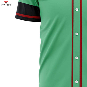 Maillot de baseball homme de haute qualité avec impression de logo personnalisé Design professionnel Option grande taille Baseball imprimé par sublimation - Product Image 6