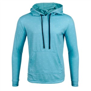 OEM Fabricación personalizada Hombres Algodón French Terry Tapered Fit Hoodie Crossover Hood Fitness Sudadera - Product Image 1