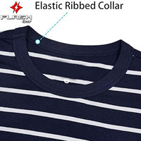 T-shirt classique à manches courtes pour homme, 100% coton, col rond, style décontracté au quotidien