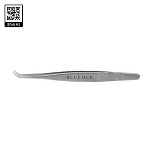 Pince à épiler chirurgicale Bluemed à pointe ultra-fine inclinée, lisse et durable, en acier inoxydable de qualité chirurgicale, pince à épiler pour extensions de cils - Product Image 6