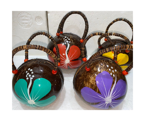 LE SAC À MAIN POUR FEMMES FABRIQUÉ À PARTIR DE COQUILLE DE NOIX DE COCO PEUT ÊTRE CONÇU PAR LE SAC DE NOIX DE COCO DE COULEURS MULTIPLES NÉCESSAIRES - Product Image 6