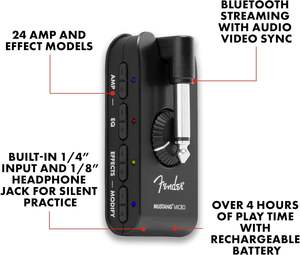 Nuevo Amplificador de Auriculares Fender Mustang Micro con 2 Años de Garantía. Visite la Tienda Fender - Product Image 3