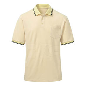 T-shirts de polo de sport de couleur unie doux et confortables pour hommes, logo personnalisé, chemise polo de haute qualité - Product Image 1