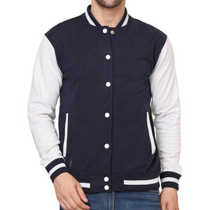 Chaqueta universitaria de manga larga con botones de moda de invierno para hombre, ropa personalizada para hombre, chaquetas universitarias más vendidas - Product Image 2