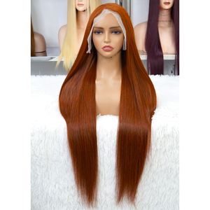 2024 Hot Trend 100% Cabello humano liso de un solo donante sin pegamento 13X4 Pelucas de encaje Mujeres negras Extensiones de cabello humano de alta calidad - Product Image 1