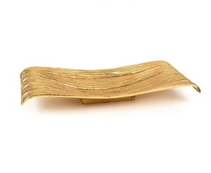 Ensemble de plateaux de service en métal d'usine directe avec bol en métal, acier inoxydable plaqué bronze, plateau de service pour fruits secs du Ramadan au meilleur prix - Product Image 5